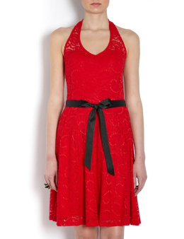 Morgan Sukienka ROTROI. N rouge