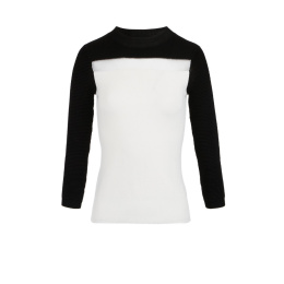 Morgan Sweter MOLLY.M of whit/noir