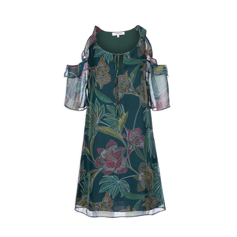 Morgan DRESS ROMANA.F KAKI FONCE Morgan DRESS ROMANA.F KAKI FONCE