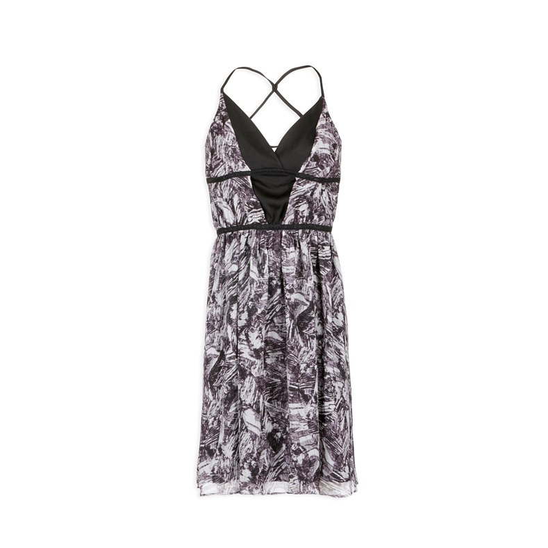 Morgan dress ROSITA.F NOIR/OF WHI Morgan dress ROSITA.F NOIR/OF WHI
