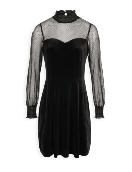 Morgan dress REBECA.P NOIR