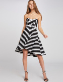 Morgan Dress RAMINA.F NOIR/OF WHITE Morgan Dress RAMINA.F NOIR/OF WHITE