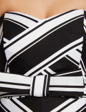 Morgan Dress RAMINA.F NOIR/OF WHITE Morgan Dress RAMINA.F NOIR/OF WHITE
