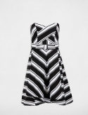 Morgan Dress RAMINA.F NOIR/OF WHITE Morgan Dress RAMINA.F NOIR/OF WHITE