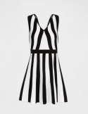 Morgan Dress RMKARA.N NOIR/OF WHITE