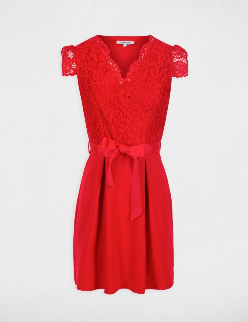 Morgan Dress ROME.P FRAMBOISE Morgan Dress ROME.P FRAMBOISE