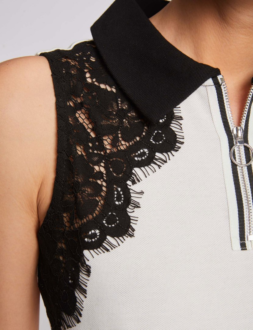 Morgan Blouse DAPOLA.N OFF WHITE/NOIR Morgan Blouse DAPOLA.N OFF WHITE/NOIR