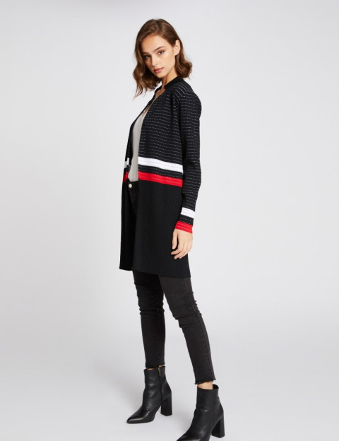Morgan Sweater MOXFO.N NOIR/ROUGE Morgan Sweater MOXFO.N NOIR/ROUGE