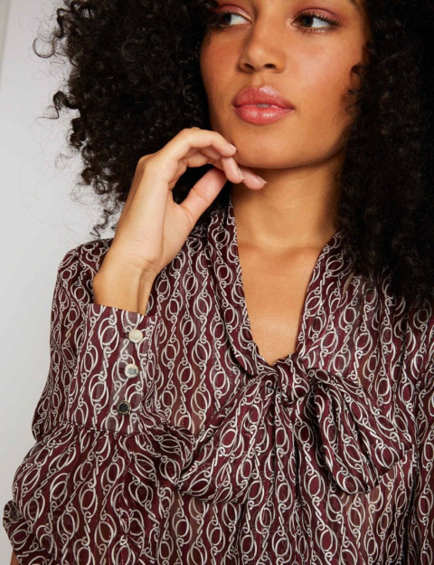 Morgan Shirt CMISS.F BORDEAUX Morgan Shirt CMISS.F BORDEAUX