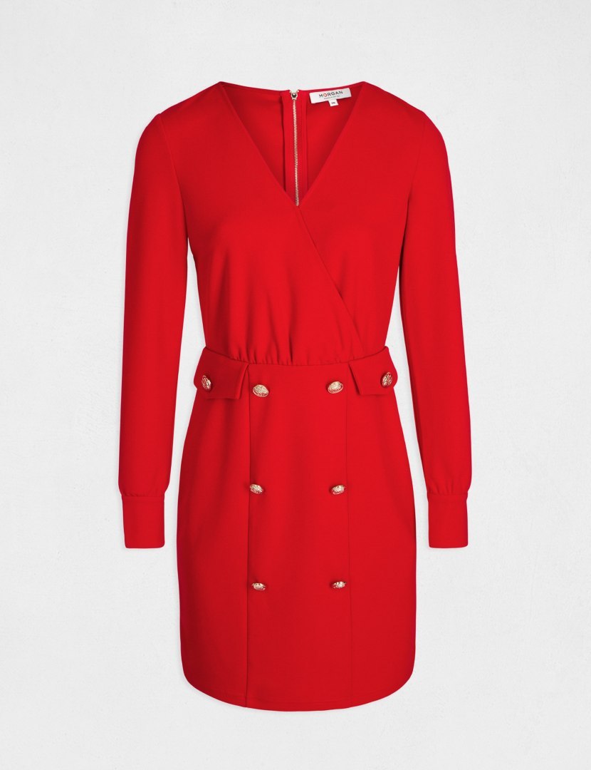 Morgan Dress RED.W RUBY Morgan Dress RED.W RUBY