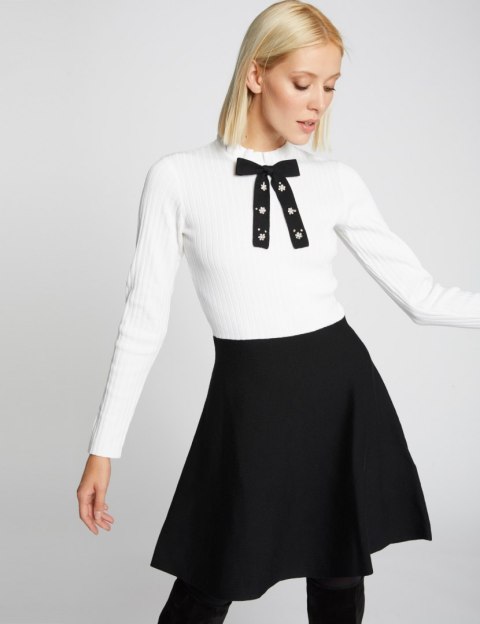 Morgan Dress RMOSS.N NOIR/OF WHITE Morgan Dress RMOSS.N NOIR/OF WHITE