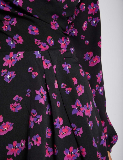 Morgan Dress RVELT.F NOIR/ULTRA VIOLET Morgan Dress RVELT.F NOIR/ULTRA VIOLET
