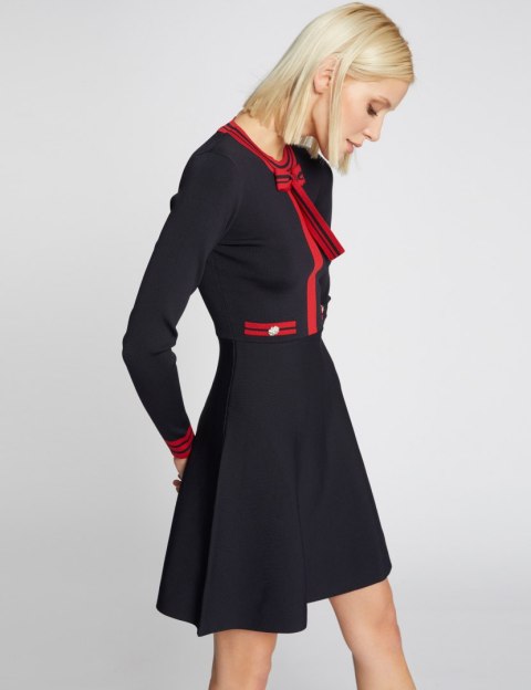Morgan Dress RMCLAU.P MARIN/LIPSTICK Morgan Dress RMCLAU.P MARIN/LIPSTICK