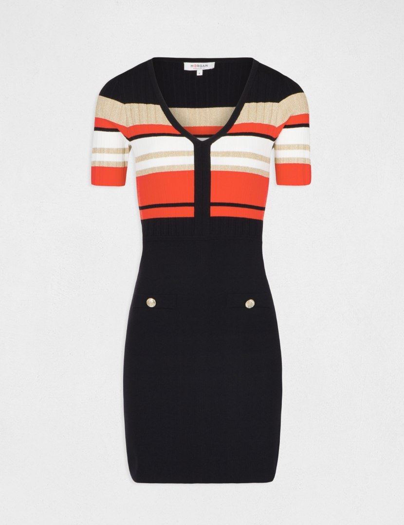Morgan Dress RMDORA.N MARINE Morgan Dress RMDORA.N MARINE