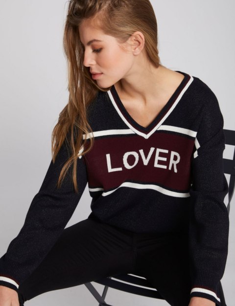 Morgan Sweater MLOVE.N MARINE/FAUVE Morgan Sweater MLOVE.N MARINE/FAUVE