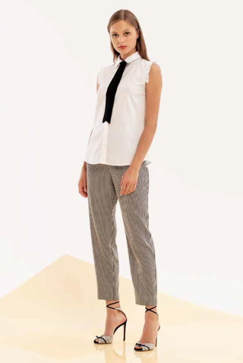 XT STUDIO Pants 553 BLACKWHITE XT STUDIO Pants 553 BLACKWHITE