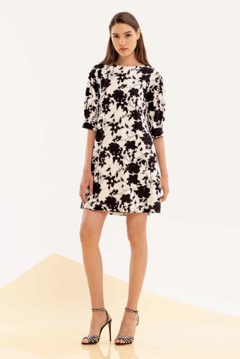 XT STUDIO Dress 920 BLACKWHITE XT STUDIO Dress 920 BLACKWHITE
