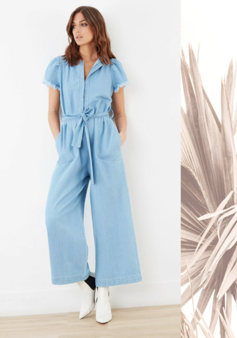 LAUREN VIDAL Jumpsuit COE3244 STONE LAUREN VIDAL Jumpsuit COE3244 STONE