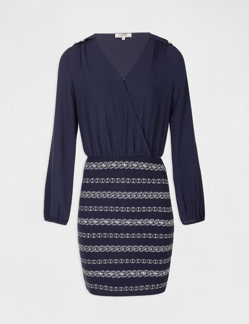Morgan Dress RSELFI.F MARINE Morgan Dress RSELFI.F MARINE