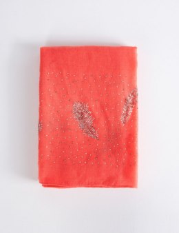 Morgan Scarf 5PLUMY.P CORAIL