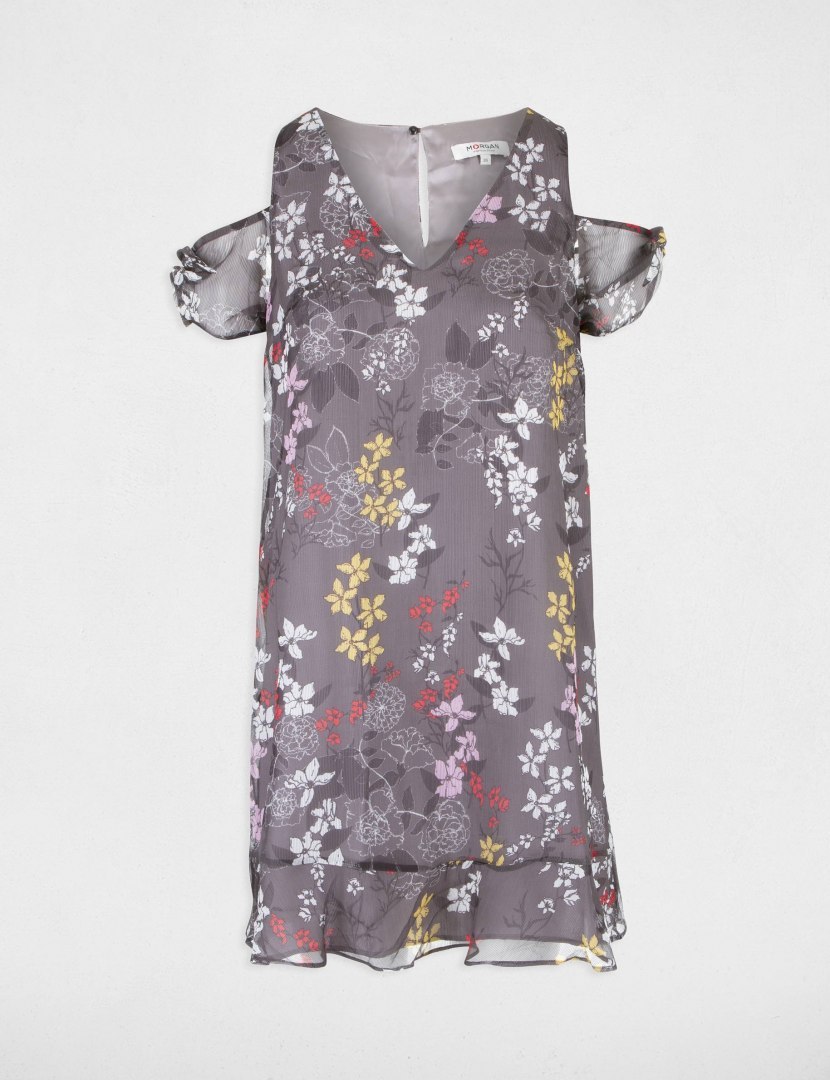 Morgan Dress RODA.F KAKI GRISE Morgan Dress RODA.F KAKI GRISE