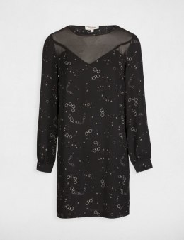 Morgan Dress ROLIN.F NOIR/ARGENT