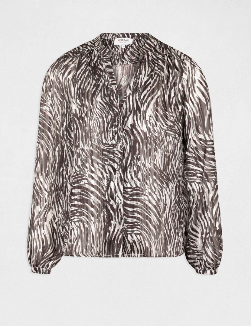 Morgan Shirt CBETY.F VERT IMPRIME Morgan Shirt CBETY.F VERT IMPRIME