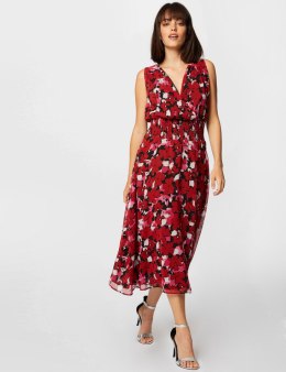 Morgan Dress RFLO.F CHERRY