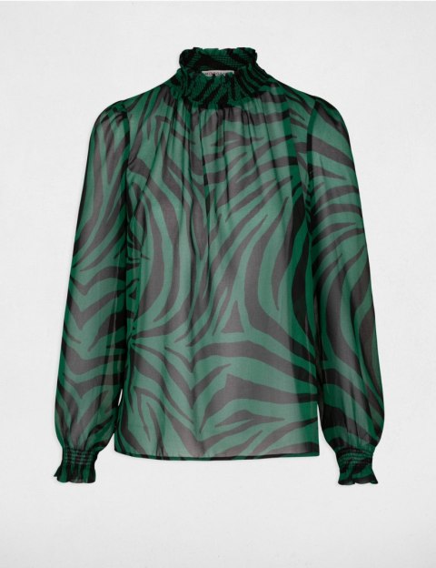 Morgan Blouse OZIBI.F VERT IMP Morgan Blouse OZIBI.F VERT IMP