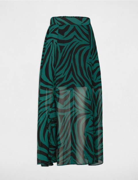 Morgan Skirt JZEBI.F VERT IMPRIME Morgan Skirt JZEBI.F VERT IMPRIME