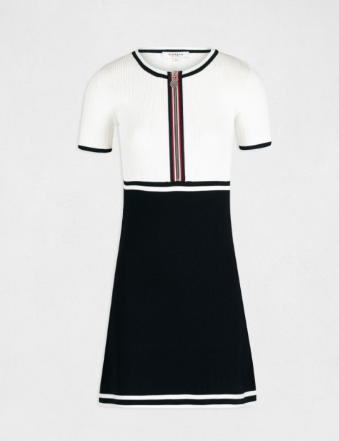 Morgan Dress RMODIA MARINE/OFF WHITE Morgan Dress RMODIA MARINE/OFF WHITE