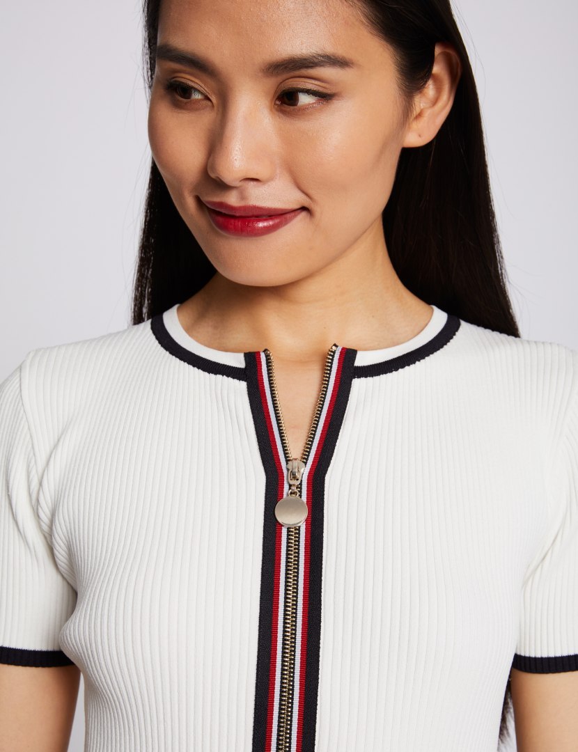 Morgan Dress RMODIA MARINE/OFF WHITE Morgan Dress RMODIA MARINE/OFF WHITE