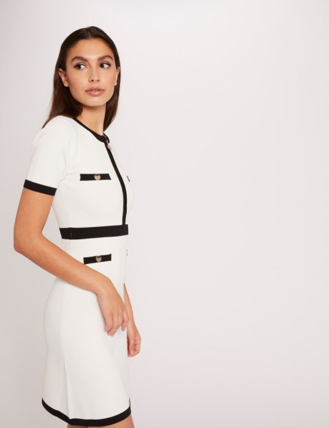 Morgan Dress RMOIR OFF WHITE/NOIR Morgan Dress RMOIR OFF WHITE/NOIR