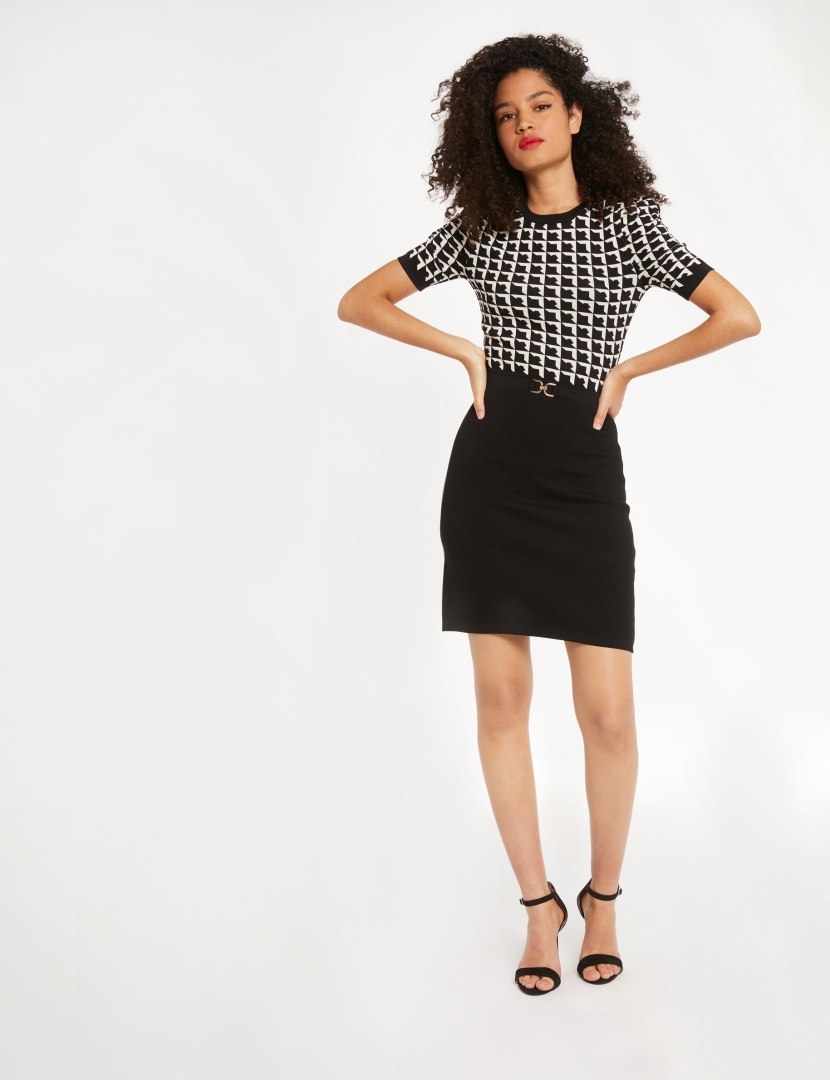 Morgan Dress RMOLI NOIR/JAC OFF WHITE Morgan Dress RMOLI NOIR/JAC OFF WHITE