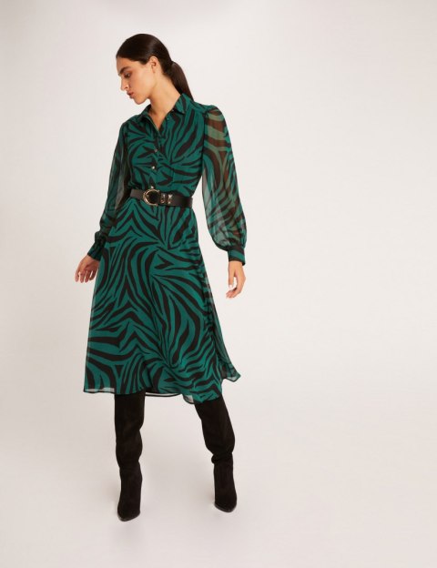 Morgan Dress RZIBI.F VERT IMPRIME Morgan Dress RZIBI.F VERT IMPRIME