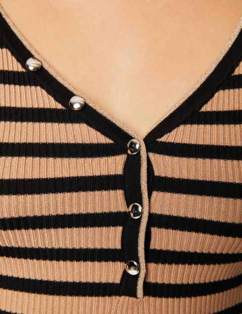 Morgan Sweater MATA CARAMEL/NOIR Morgan Sweater MATA CARAMEL/NOIR