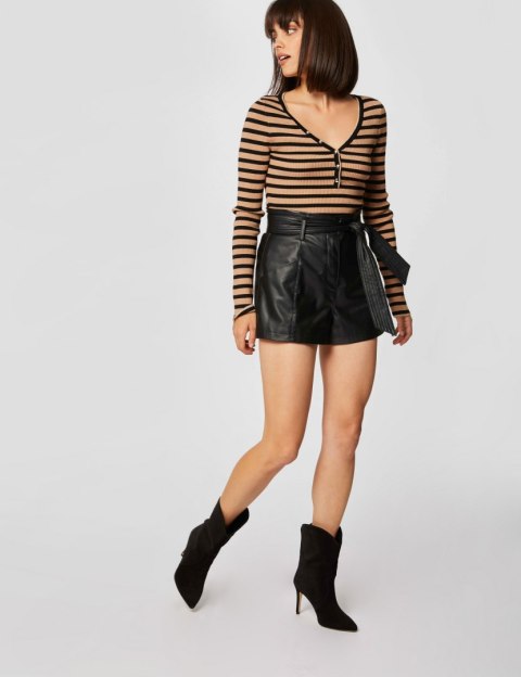 Morgan Sweater MATA CARAMEL/NOIR Morgan Sweater MATA CARAMEL/NOIR