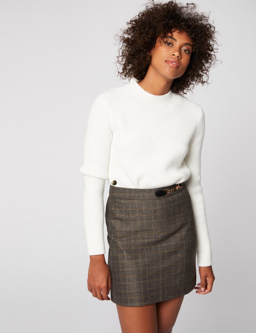 Morgan Skirt JCHECA.F CHOCO Morgan Skirt JCHECA.F CHOCO
