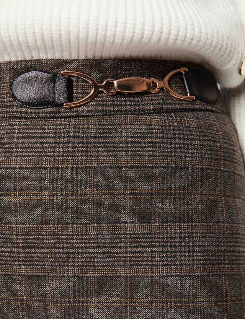 Morgan Skirt JCHECA.F CHOCO Morgan Skirt JCHECA.F CHOCO