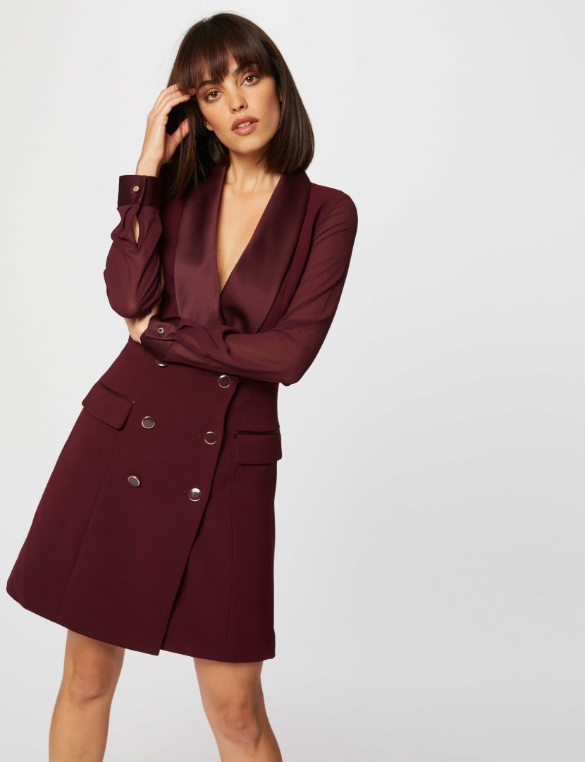 Morgan Dress RITAWA LIE DE VIN Morgan Dress RITAWA LIE DE VIN