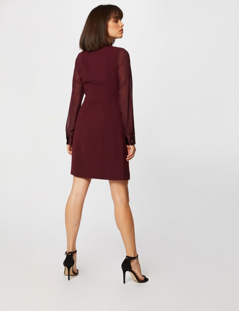 Morgan Dress RITAWA LIE DE VIN Morgan Dress RITAWA LIE DE VIN