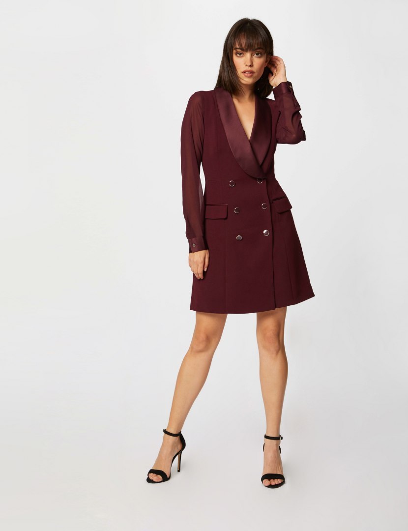 Morgan Dress RITAWA LIE DE VIN Morgan Dress RITAWA LIE DE VIN