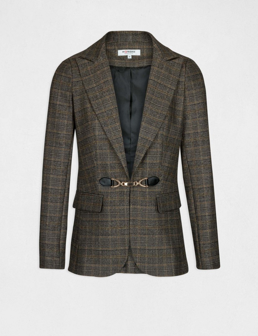 Morgan Vest VCHECA.F CHOCOLAT Morgan Vest VCHECA.F CHOCOLAT