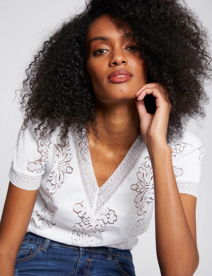 Morgan Blouse DUPLEX OFF WHITE Morgan Blouse DUPLEX OFF WHITE