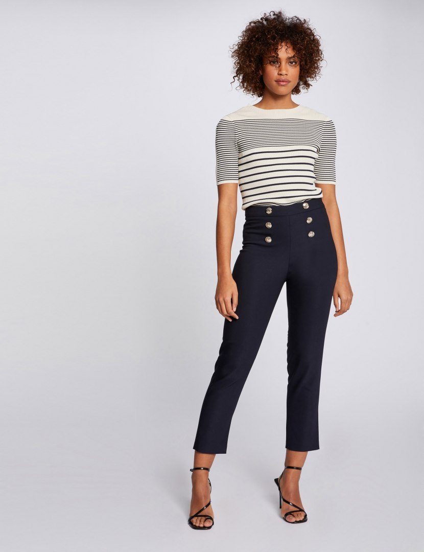 Morgan Pants PERLE.F MARINE Morgan Pants PERLE.F MARINE