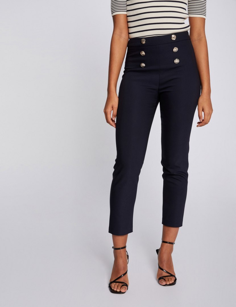 Morgan Pants PERLE.F MARINE Morgan Pants PERLE.F MARINE