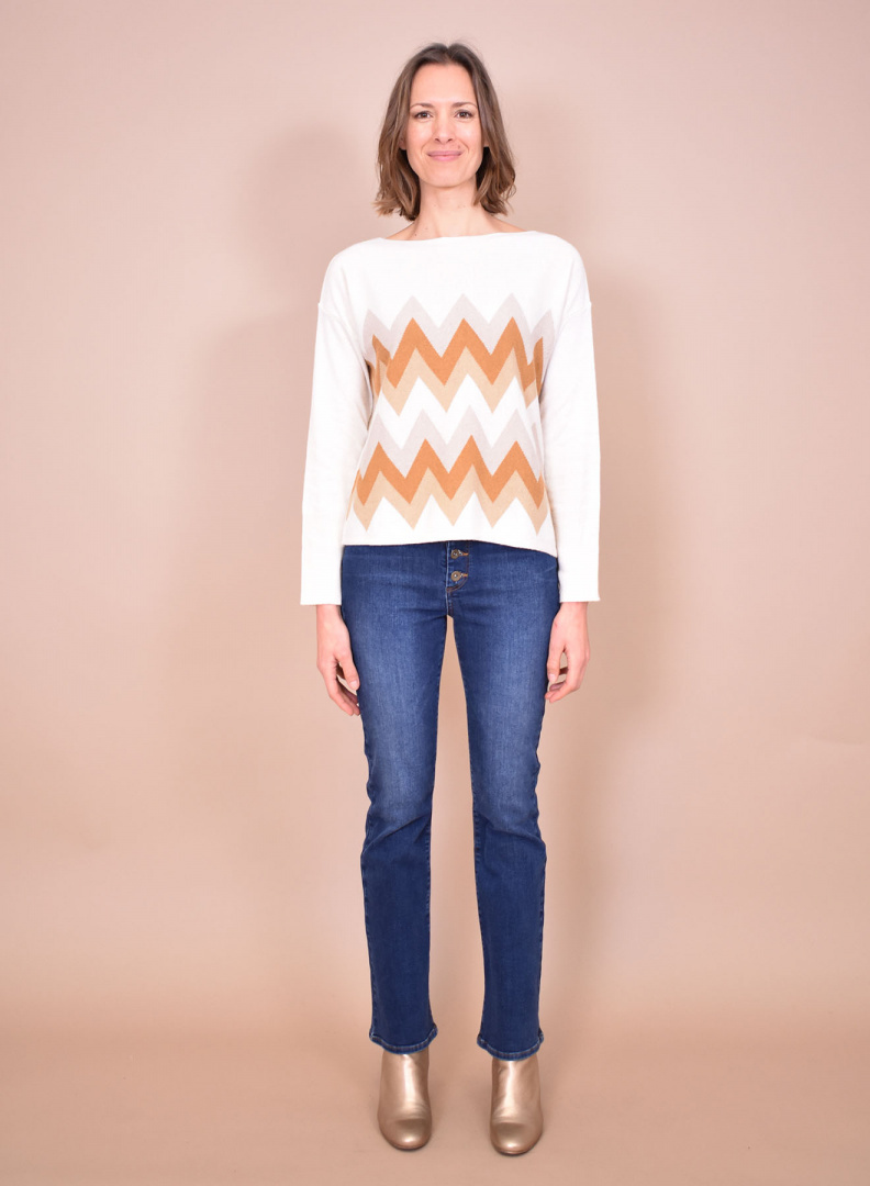 La Fee Maraboutee Sweater FB-PU-FERIEL ECRU La Fee Maraboutee Sweater FB-PU-FERIEL ECRU