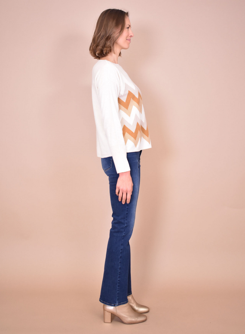 La Fee Maraboutee Sweater FB-PU-FERIEL ECRU La Fee Maraboutee Sweater FB-PU-FERIEL ECRU