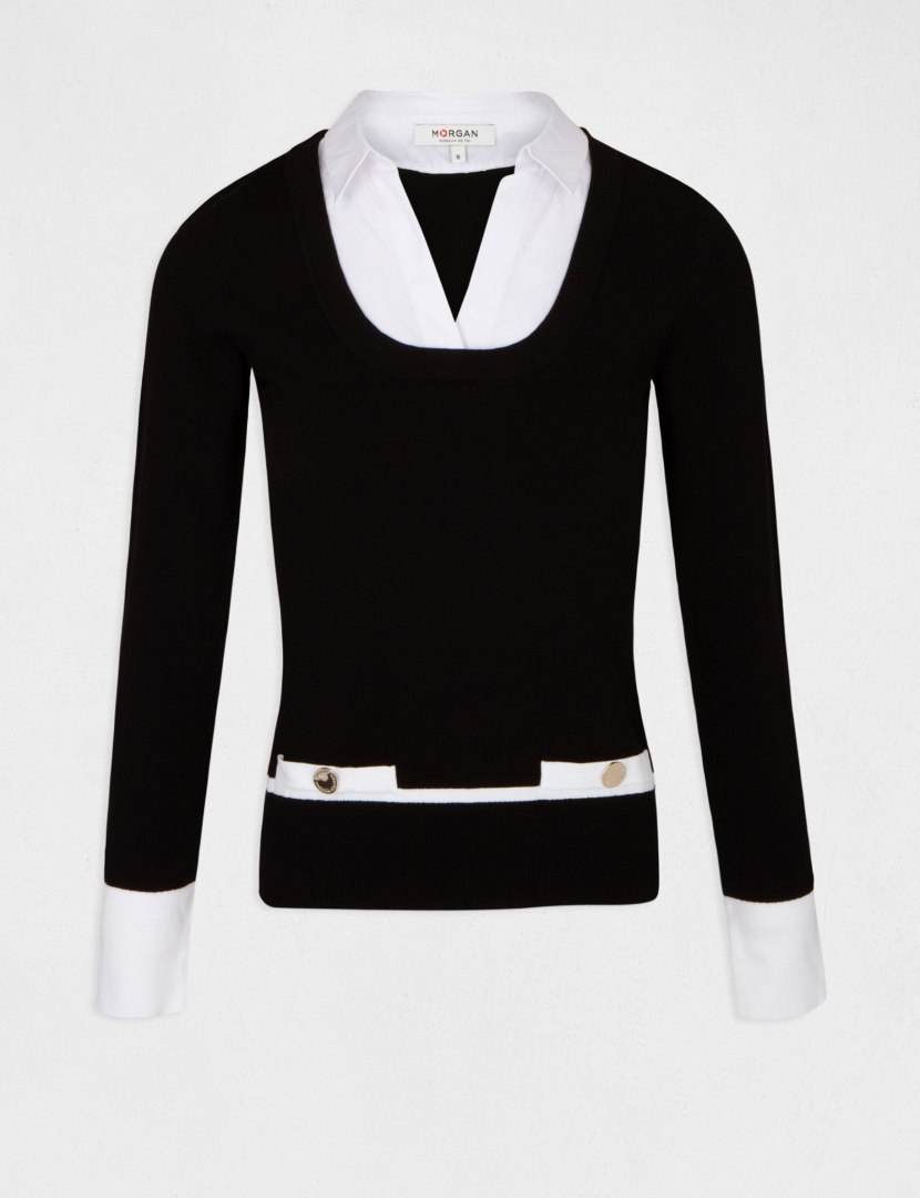 Morgan Sweater MFLO NOIR/NOIR Morgan Sweater MFLO NOIR/NOIR