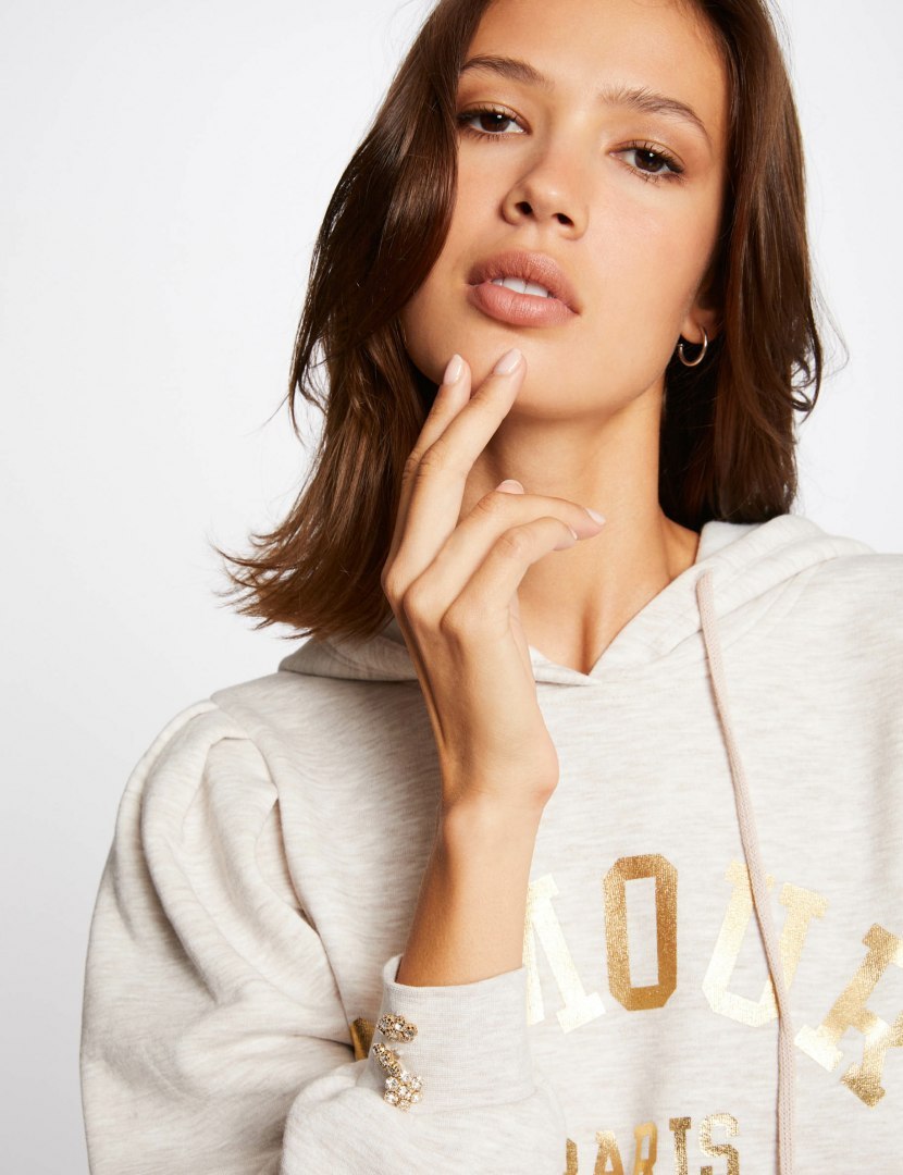 Morgan Blouse TSWEAT BEIGE CHINE Morgan Blouse TSWEAT BEIGE CHINE